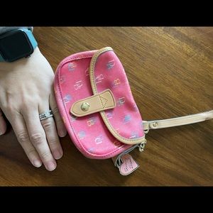 Dooney & Bourke pink wristlet